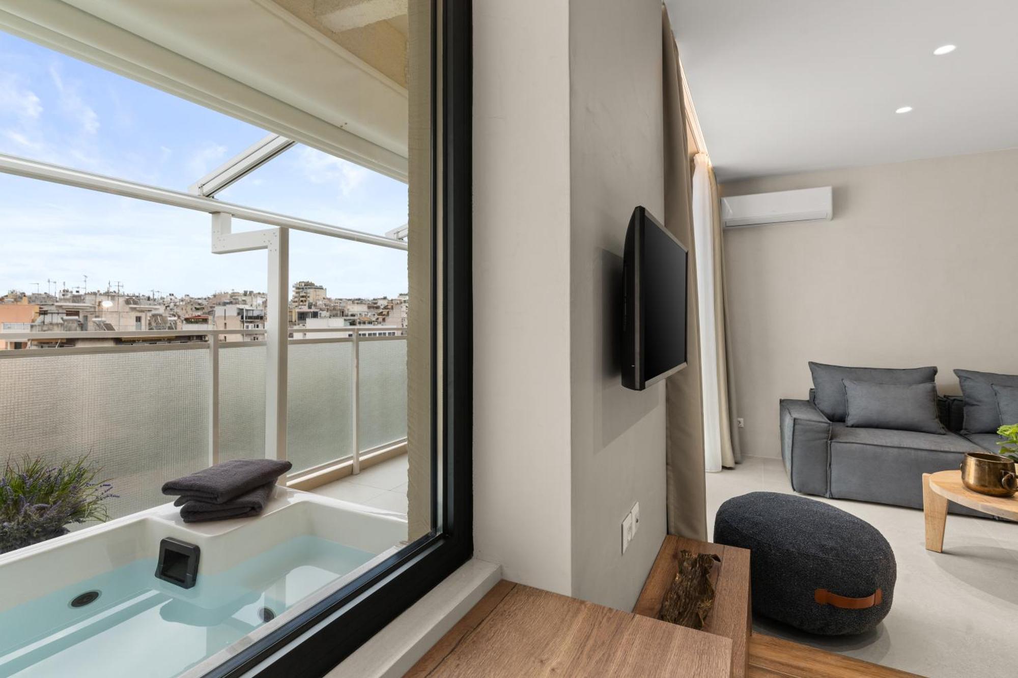 Acron 12 Penthouse Acropolis Suites Athen Exterior foto